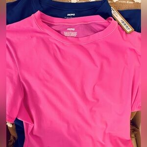 Skims For Everybody T-Shirts in blue & pink, both size Large and brand new.